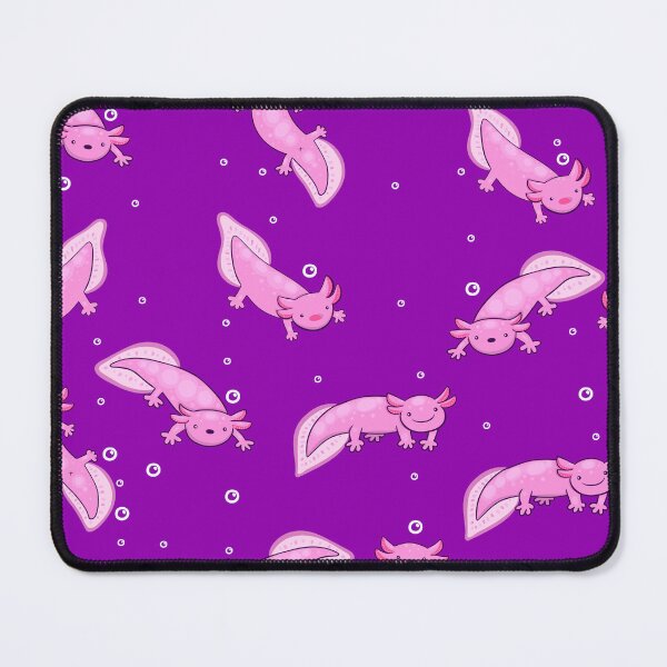 Item preview, cute Axolotl underwater bubbles purple designed and sold by Gossip Rag.