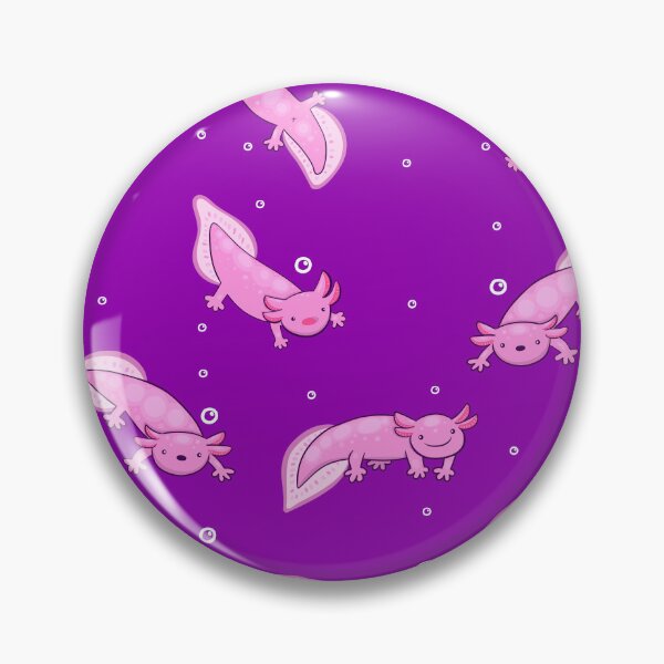 Item preview, cute Axolotl underwater bubbles purple  designed and sold by Gossip Rag.