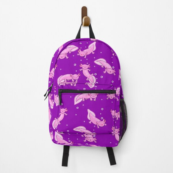 Item preview, cute Axolotl underwater bubbles purple  designed and sold by Gossip Rag.