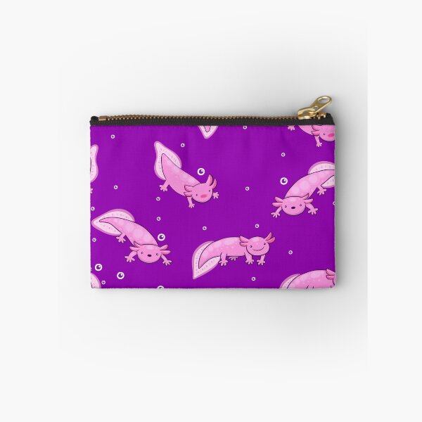 Item preview, cute Axolotl underwater bubbles purple  designed and sold by Gossip Rag.