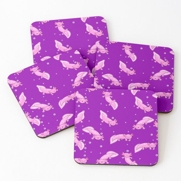 Item preview, cute Axolotl underwater bubbles purple  designed and sold by Gossip Rag.