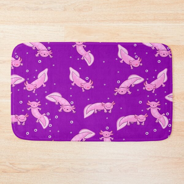 Item preview, cute Axolotl underwater bubbles purple  designed and sold by Gossip Rag.
