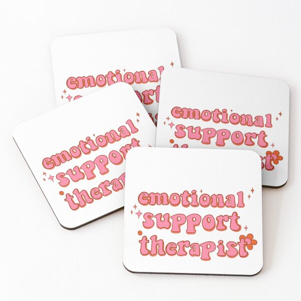 Item preview, emotional support therapist - pink designed and sold by gaslight-n.