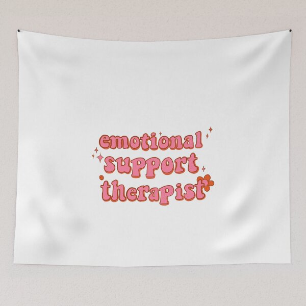 Item preview, emotional support therapist - pink designed and sold by gaslight-n.