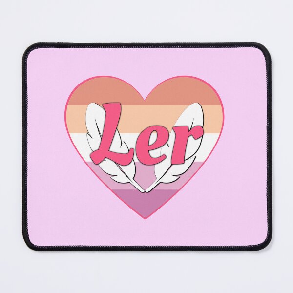 Item preview, Lesbian Pride Tickler Heart designed and sold by Featherscape.