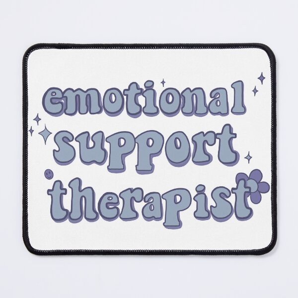 Item preview, emotional support therapist - blue designed and sold by gaslight-n.