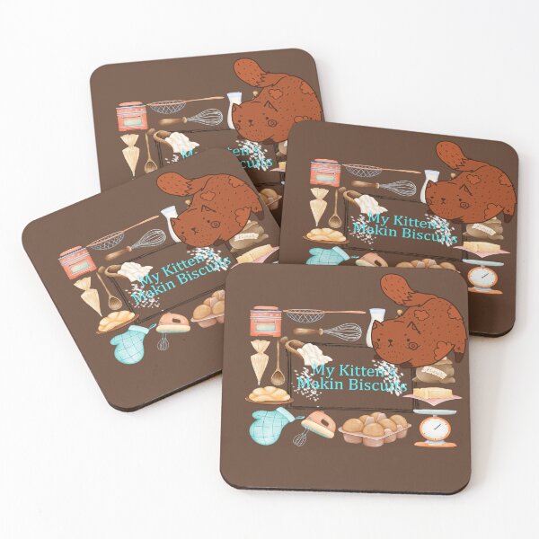 Item preview, My Kitten's Makin Biscuits, Silly Calico Kitty designed and sold by notsweettea.