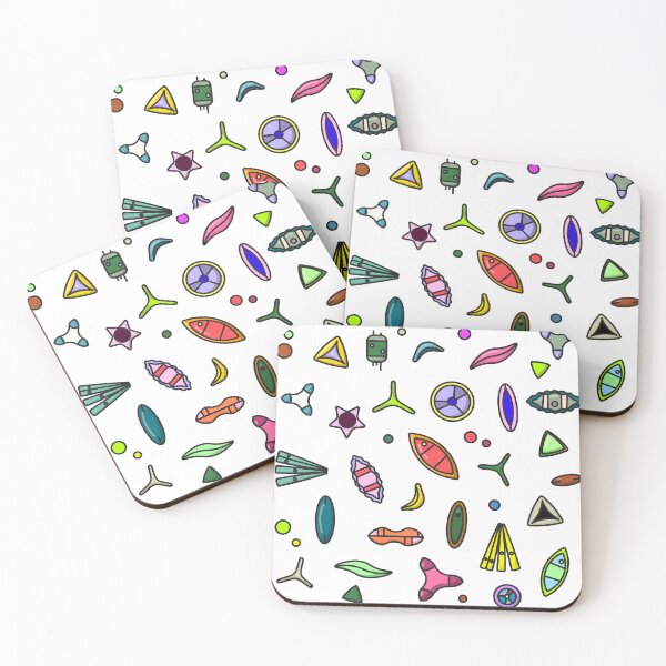 Item preview, The Diatoms, microalgae cartoon colorful, minimal lovely algae, Gift for Diatomist designed and sold by thurakitdew.