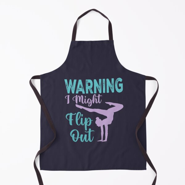 Item preview, Funny Gymnastics Sport Quote Warning I Might Flip Out designed and sold by Halabe art.