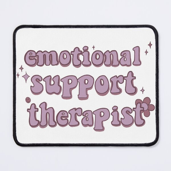 Item preview, emotional support therapist - purple designed and sold by gaslight-n.