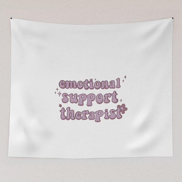 Item preview, emotional support therapist - purple designed and sold by gaslight-n.