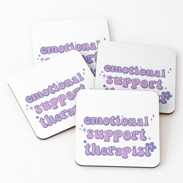 Item preview, emotional support therapist - vivid purple designed and sold by gaslight-n.