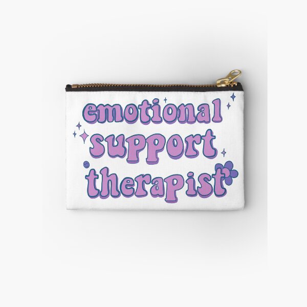 Item preview, emotional support therapist - vivid purple designed and sold by gaslight-n.