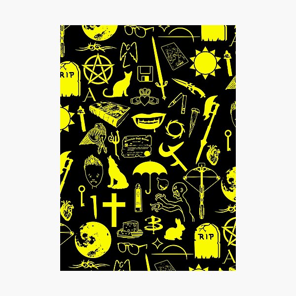 Item preview, Buffy Symbology, Yellow designed and sold by ArthurPopular®.