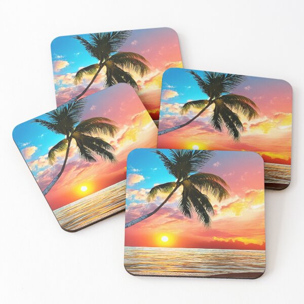 Item preview, sunset on the beach designed and sold by JuliVogel.