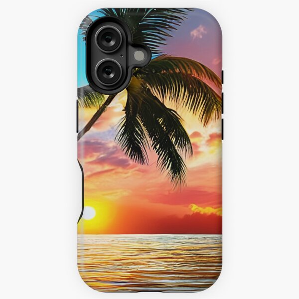 Item preview, sunset on the beach designed and sold by JuliVogel.