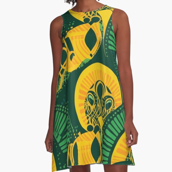 Asoebi Ankara A-Line Dress