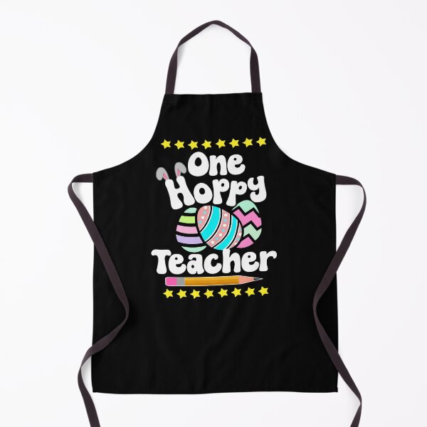 Item preview, One Hoppy Teacher Happy Easter Egg Bunny Tutor Professor Good Friday designed and sold by FlorenciaBliss.