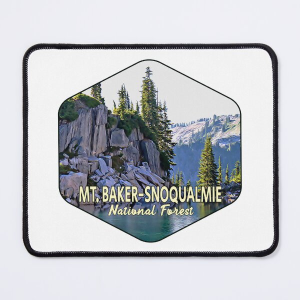 Item preview, mt.baker-snoqualmie National Forest Souvenir designed and sold by Wild-Outside.