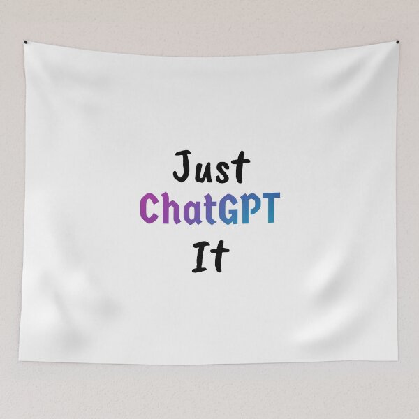Item preview, Just ChatGPT It! - ChatGPT T-Shirt White designed and sold by Majmarketers.