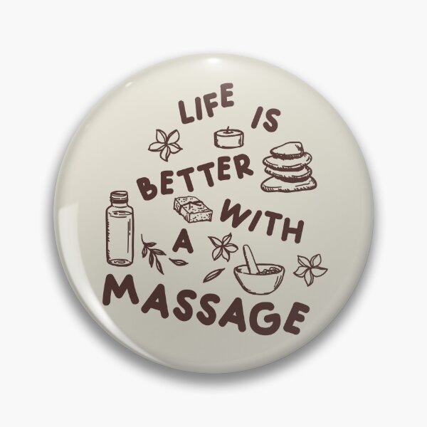 Item preview, life is better with a massage designed and sold by desimino.