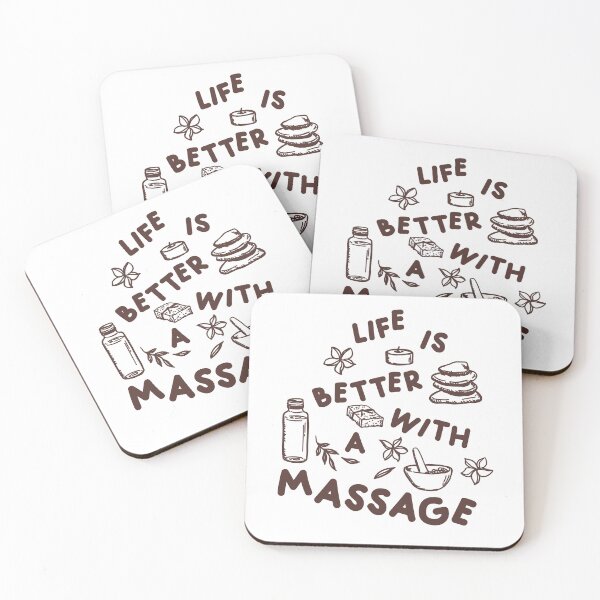 Item preview, life is better with a massage designed and sold by desimino.