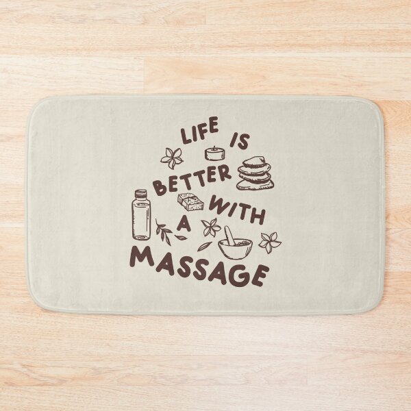 Item preview, life is better with a massage designed and sold by desimino.
