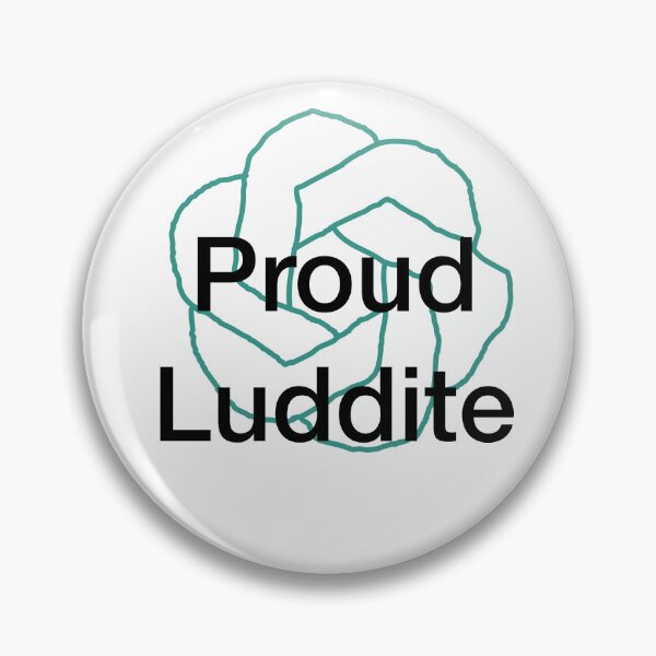Item preview, Proud luddite against AI designed and sold by criangulien.