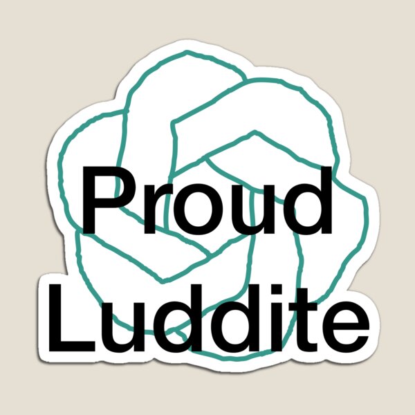 Aperçu de l'œuvre Proud luddite against AI créée et vendue par criangulien.