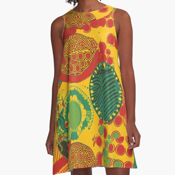 Asoebi Ankara A-Line Dress