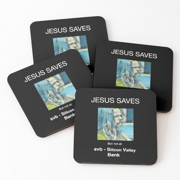 Item preview, Jesus Saves But not at Silicon Valley Bank  designed and sold by DOITRecords.