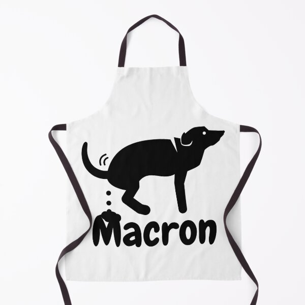 Item preview, Macron Dog Pooping 1 Black Logo  designed and sold by KomarDesigns.