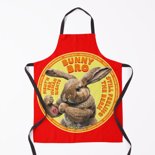 Item preview, PMD00630 Progressive Movement Designs funny bunny for Easter or any day of the year shows you support progressive policy goals for progressive Democrats and Independents and Bernie Sanders supporters designed and sold by ProgressiveLeft.