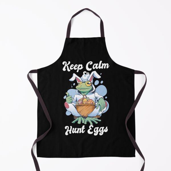 Item preview, Keep Calm And Hunt Eggs Frog In A Bunny Costume designed and sold by GulQari.