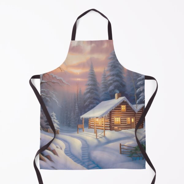 Item preview, Cozy Cottage, Winter Scene designed and sold by Waveval.