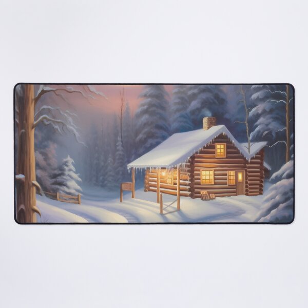 Item preview, Cozy Cottage, Winter Scene designed and sold by Waveval.