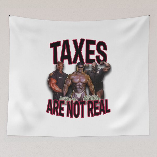 Item preview, Taxes Are Not Real designed and sold by joshemf.