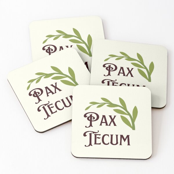 Item preview, Pax Tecum Peace Be With You Latin Catholic Greeting designed and sold by IceCreamMuseum.