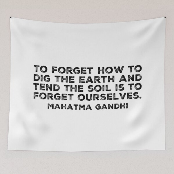 Item preview, To forget how to dig the earth and to tend the soil is to forget ourselves. designed and sold by homesteadswag.