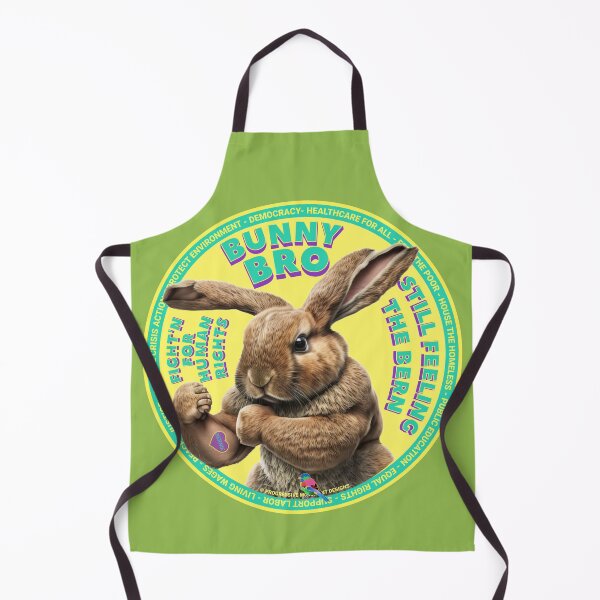 Item preview, PMD00631 Progressive Movement Designs funny bunny for Easter or any day of the year shows you support progressive policy goals for progressive Democrats and Independents and Bernie Sanders supporters designed and sold by ProgressiveLeft.