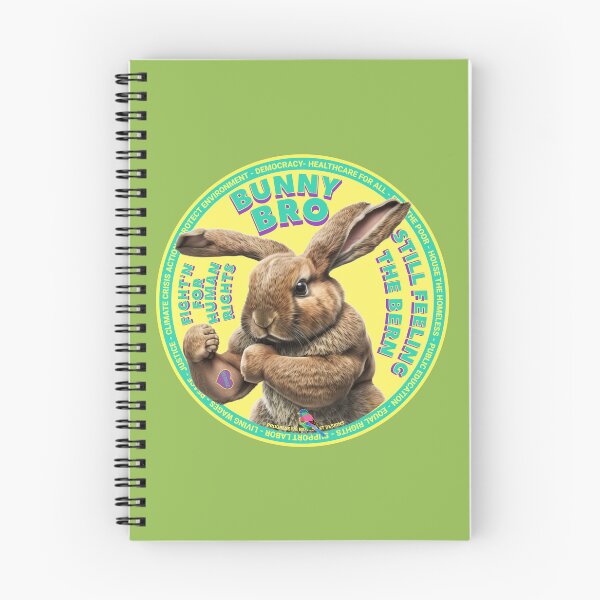 Item preview, PMD00631 Progressive Movement Designs funny bunny for Easter or any day of the year shows you support progressive policy goals for progressive Democrats and Independents and Bernie Sanders supporters designed and sold by ProgressiveLeft.