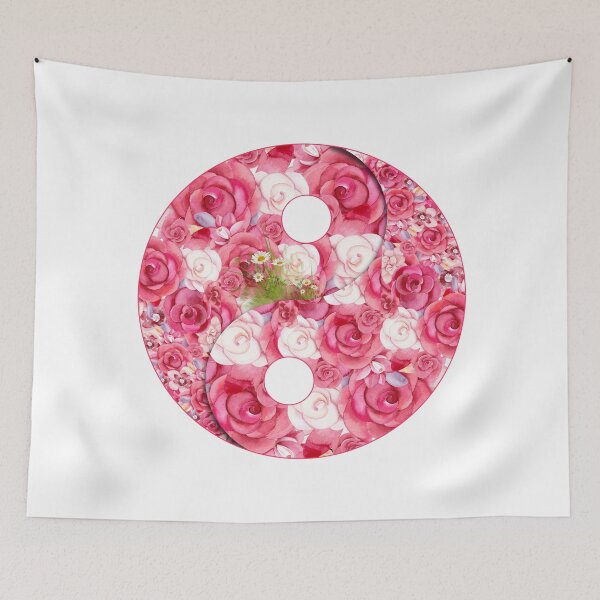 Item preview, rose pink yingyang  designed and sold by Christopher William  Eather.