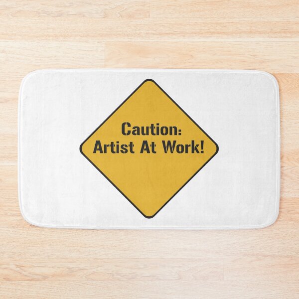 Item preview, Caution Artist At Work designed and sold by Healio2.