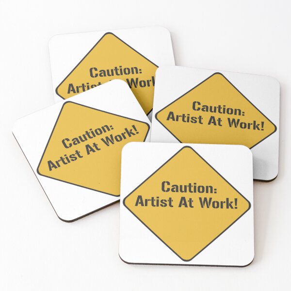 Item preview, Caution Artist At Work designed and sold by Healio2.