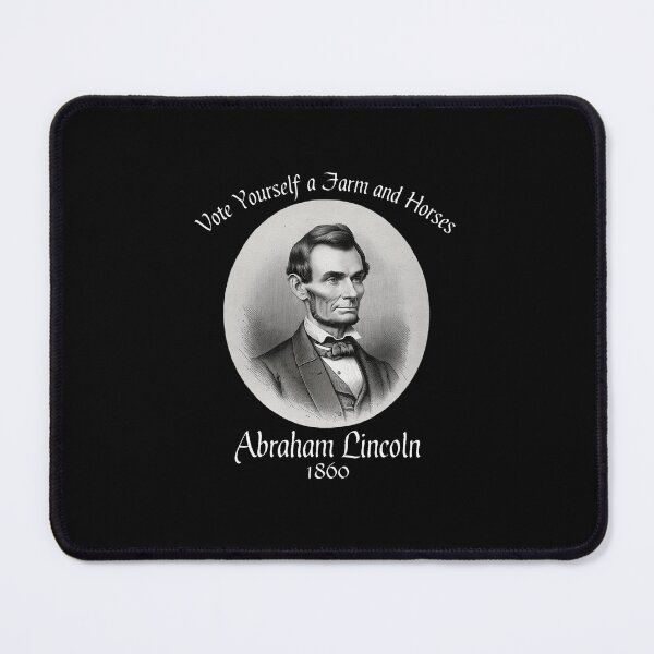 Item preview, Abraham Lincoln 1860 Campaign Slogan History Buff designed and sold by The Junto Shop.