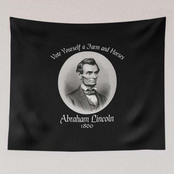Item preview, Abraham Lincoln 1860 Campaign Slogan History Buff  designed and sold by The Junto Shop.