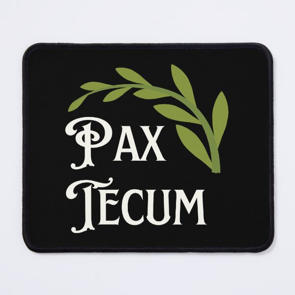 Item preview, Peace Be With You Pax Tecum Catholic Latin Mass Greeting designed and sold by IceCreamMuseum.