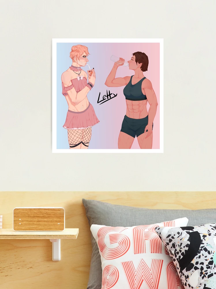 Femboy x Tomboy Metal Print for Sale by Lettycraft