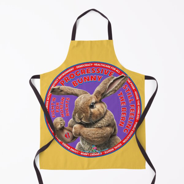 Item preview, PMD00633 Progressive Movement Designs funny bunny for Easter or any day of the year shows you support progressive policy goals for progressive Democrats and Independents and Bernie Sanders supporters designed and sold by ProgressiveLeft.