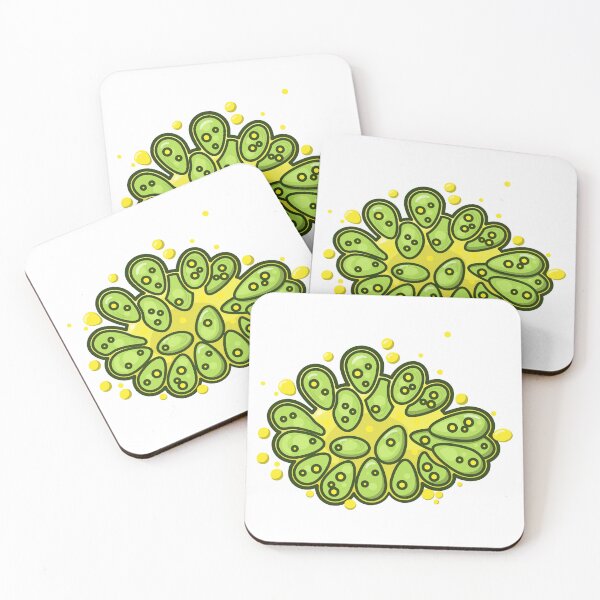 Item preview, Oleaginous green microalgae illustration, Botryococcus braunii designed and sold by thurakitdew.